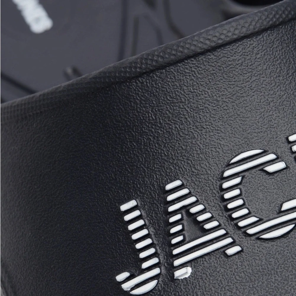 Jack & Jones Mens Slide Black Size US 9 / EU 42 Anthracite NWT